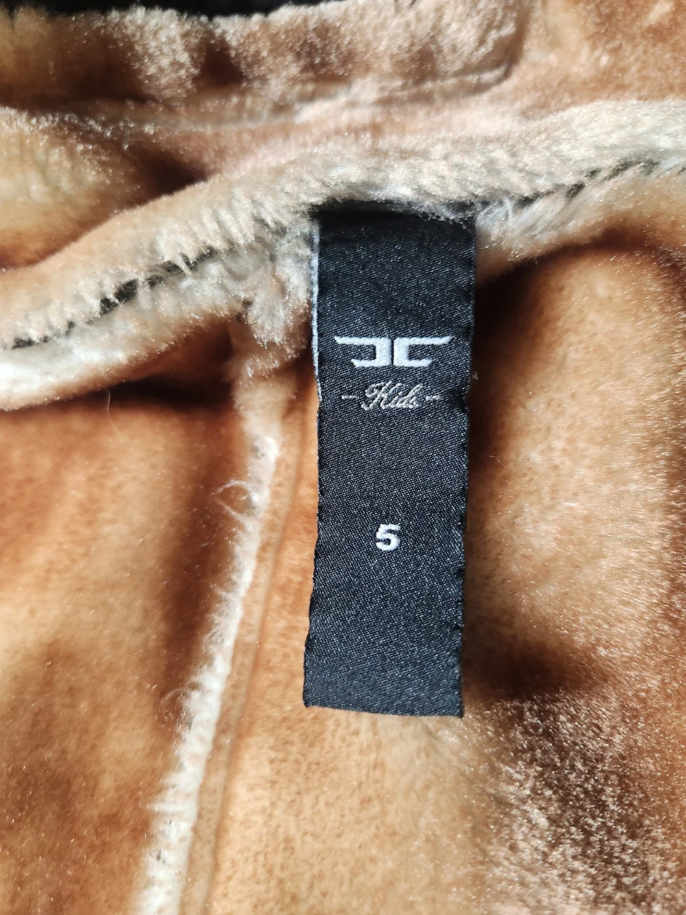 Jordan Craig Green Faux Shearling-Trim Kids Pea Coat